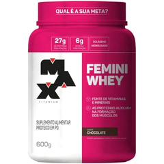 FEMINI WHEY CHOCOLATE 600G - MAX TITANIUM