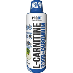 L-CARNITINA 2300+CHROMIUM MAÇÃ VERDE 480ML - PROFIT