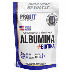 ALBUMINA SABOR NATURAL 1KG - PROFIT