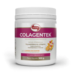 COLAGENTEK LARANJA E ACEROLA 300G - VITAFOR
