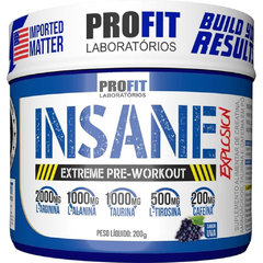 PRÉ WORKOUT INSANE UVA 200G - PROFIT