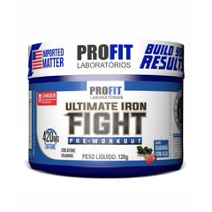PRÉ WORKOUT U I FIGHT GUARANA E AÇAI 120G - PROFIT