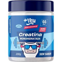 CREATINA MONOHIDRATADA 200G - +MU