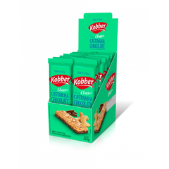 BARRA DE CEREAL CASTANHA CHOCOLATE 240G - KOBBER