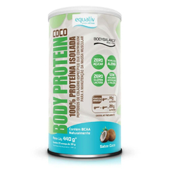 BODY PROTEIN 100% ISOLADA COCO 440G - EQUALIV