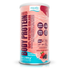 BODY PROTEIN 100% ISOLADA RED 600G - EQUALIV