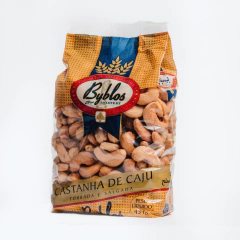 CASTANHA DE CAJU TORRADA E SALGADA 454G - BYBLOS