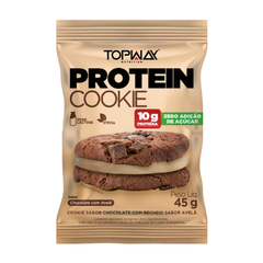 PROTEIN COOKIES CHOCOLATE COM RECHEIO DE AVELÃ 45G - TOP WAY