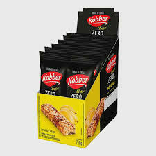 BARRA DE CEREAL BANANA - ZERO - 12X18g - KOBBER