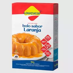 MISTURA PARA BOLO SABOR LARANJA 150G - LOWÇUCAR