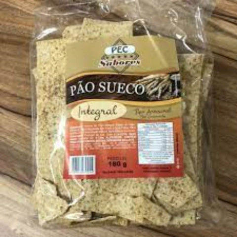 PÃO SUECO 180G INTEGRAL - PEC SABORES