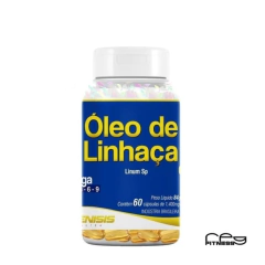 ÓLEO DE LINHAÇA 60 CÁPSULAS 1,400 MG - GENISIS