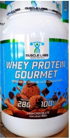 WHEY PROTEIN CONCENTRADO CHOCOLATE 900G- MUSCLE LABS