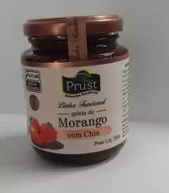 GELÉIA DE MORANGO COM CHIA 260G - PRUST