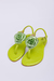 Rasteira Camélia Verde - loja online