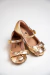 Sapato Nara Dourado - Flora Minha - Roupas para crianças