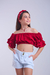 Cropped Ray Vermelho - loja online