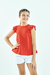 Bata Flor Vermelha - Flora Minha - Roupas para crianças