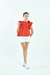 Bata Ava Vermelha - Flora Minha - Roupas para crianças