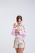 Cropped Alfaiataria Bege - Flora Minha - Roupas para crianças