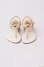 Rasteira Camélia Off White - loja online
