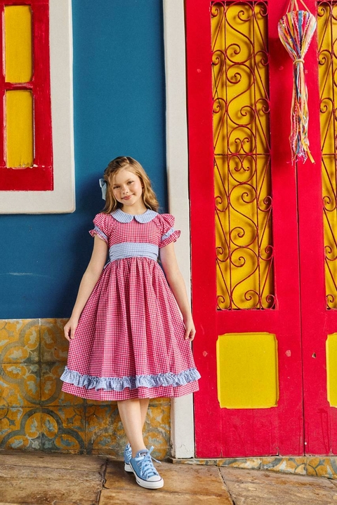 Vestido Sertão Vermelho