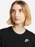 Camiseta Feminina Nike Sportswear Club Essentials Preta