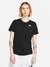 Camiseta Feminina Nike Sportswear Club Essentials Preta
