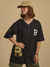 Camisa Blunt Baseball Lasdaw Preta na internet