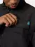 Jaqueta Lost + Smurfs Windbreaker Vira Colete Preta