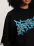 Camiseta Baw Oversized Thug Lightning Preta - comprar online