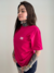 Camiseta Vans Left Chest Logo Rosa na internet