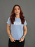 Camiseta Feminina Vans Flying V Crew II Lilás
