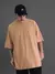 Combo Camiseta Ska Oversized Basic Bege Roxo