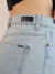 Saia Jeans Volcom Mini Shirt Blue Stone Azul