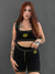 Shorts Baw Ciclista Revival S Preto Amarelo