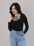 Body Malha Hocks Uni Preto