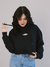 Moletom Cropped Volcom Shorethang Preto