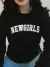 Moletom Careca Feminino New Girls Bruma Preto