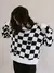 Blusa Riot Tricot Checker Branca - comprar online
