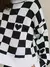 Blusa Riot Tricot Checker Branca - Ska Skate Rock