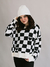 Blusa Tricot Riot Checker Off White