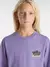 Camiseta Vans Infantil Old Skool Ss Haze Roxa