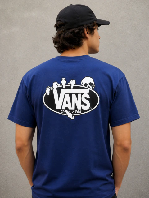 Camiseta Vans Show Off Azul Royal
