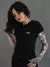 Baby Look Riot Mermaid Preta - comprar online