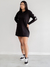 Vestido Manga Longa Volcom Deadly Stone Preto