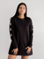 Vestido Manga Longa Volcom Deadly Stone Preto