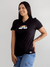 Camiseta Feminina Grizzly Over The Rainbow Preta