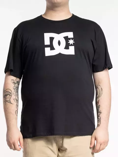 Camiseta Dc Plus Size Star Preta - comprar online