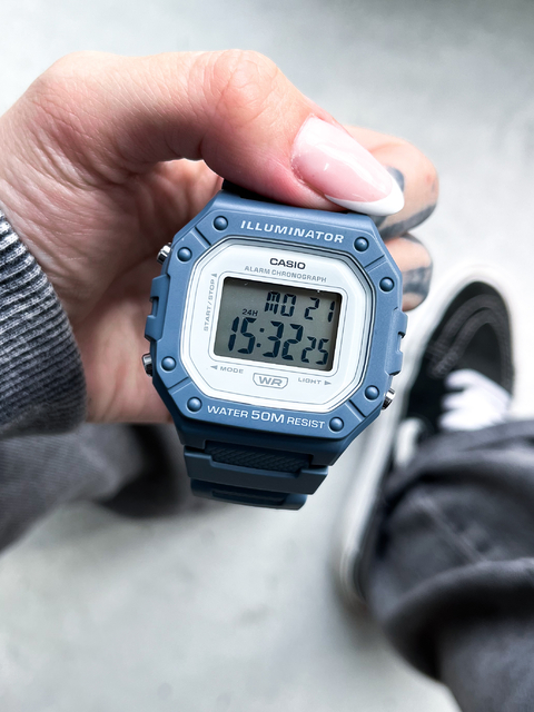 Relógio Casio Standard W-218HC-2AVDF-SC Azul
